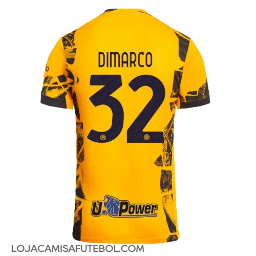 Camisa de Futebol Inter Milan Federico Dimarco #32 Equipamento Alternativo 2024-25 Manga Curta